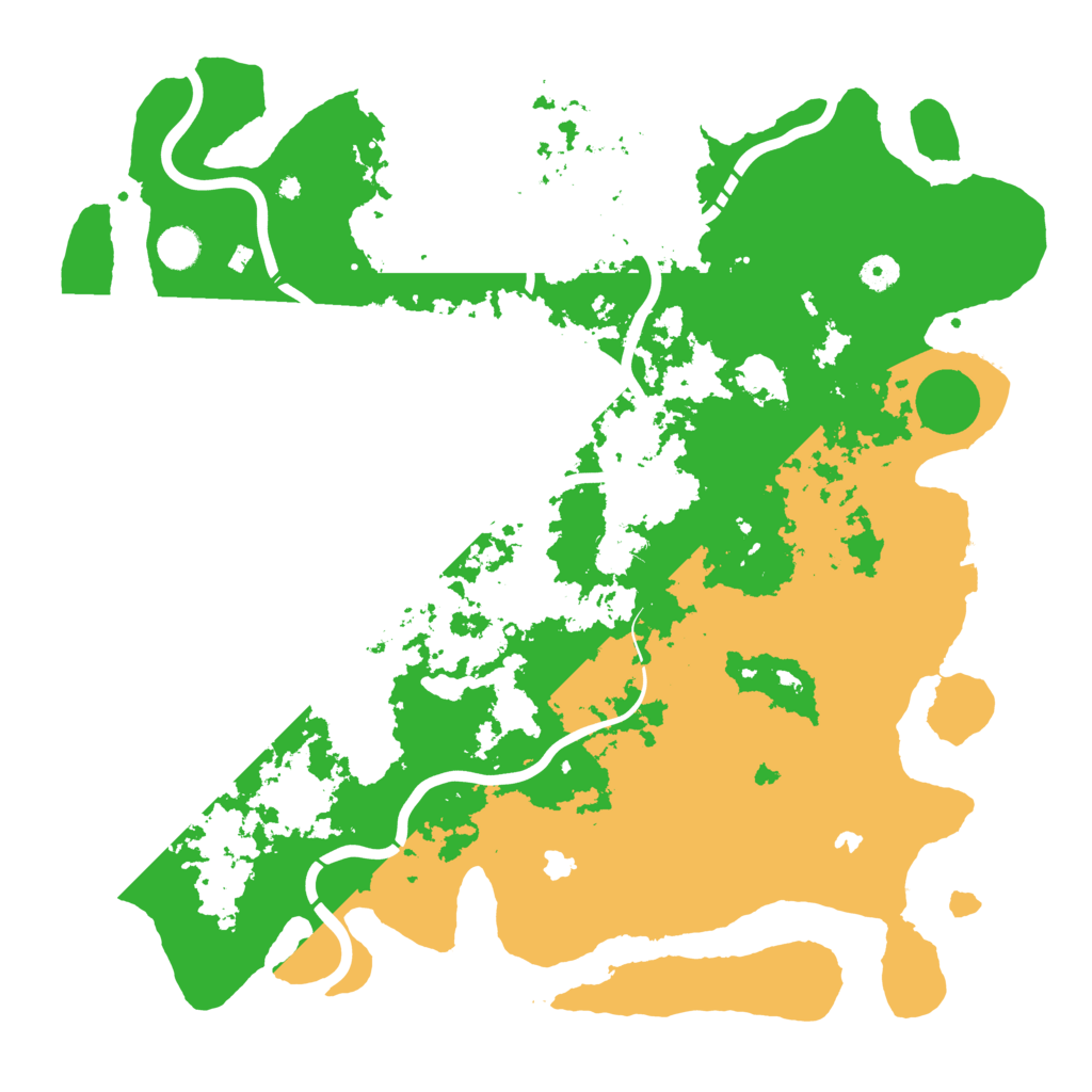 Biome Rust Map: Procedural Map, Size: 4500, Seed: 51643549