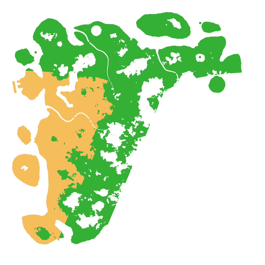 Biome Rust Map: Procedural Map, Size: 4500, Seed: 1161363953