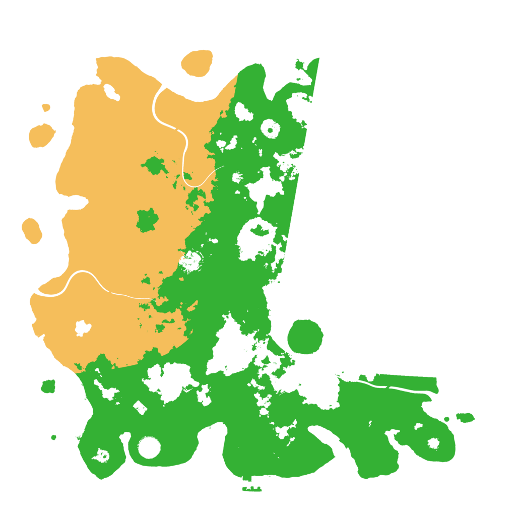 Biome Rust Map: Procedural Map, Size: 4100, Seed: 6523