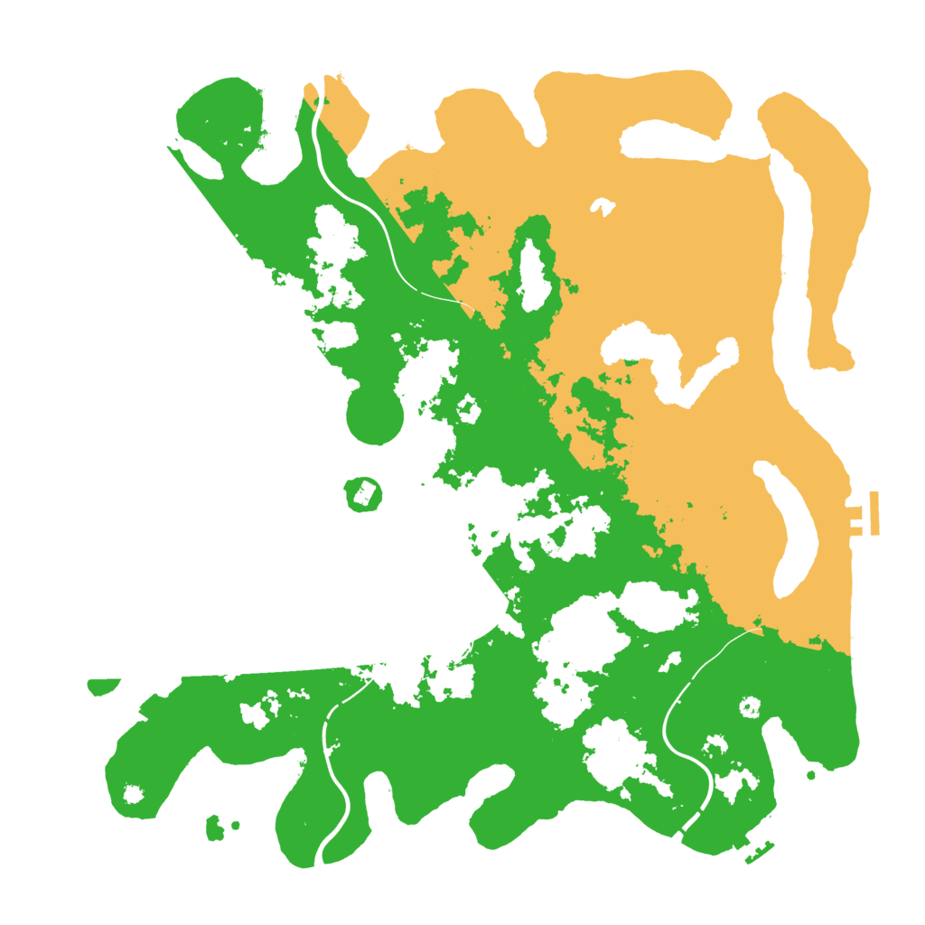 Biome Rust Map: Procedural Map, Size: 4250, Seed: 679367563
