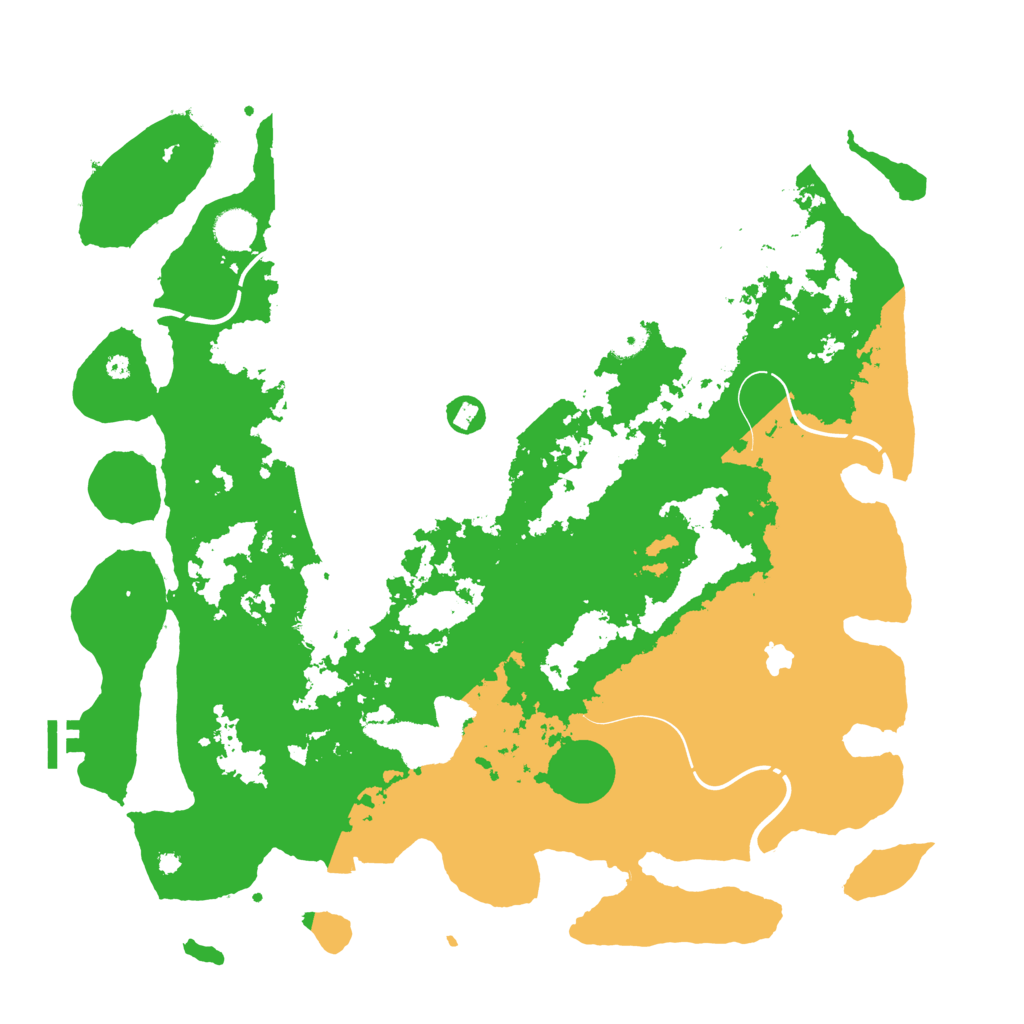 Biome Rust Map: Procedural Map, Size: 4250, Seed: 770812184
