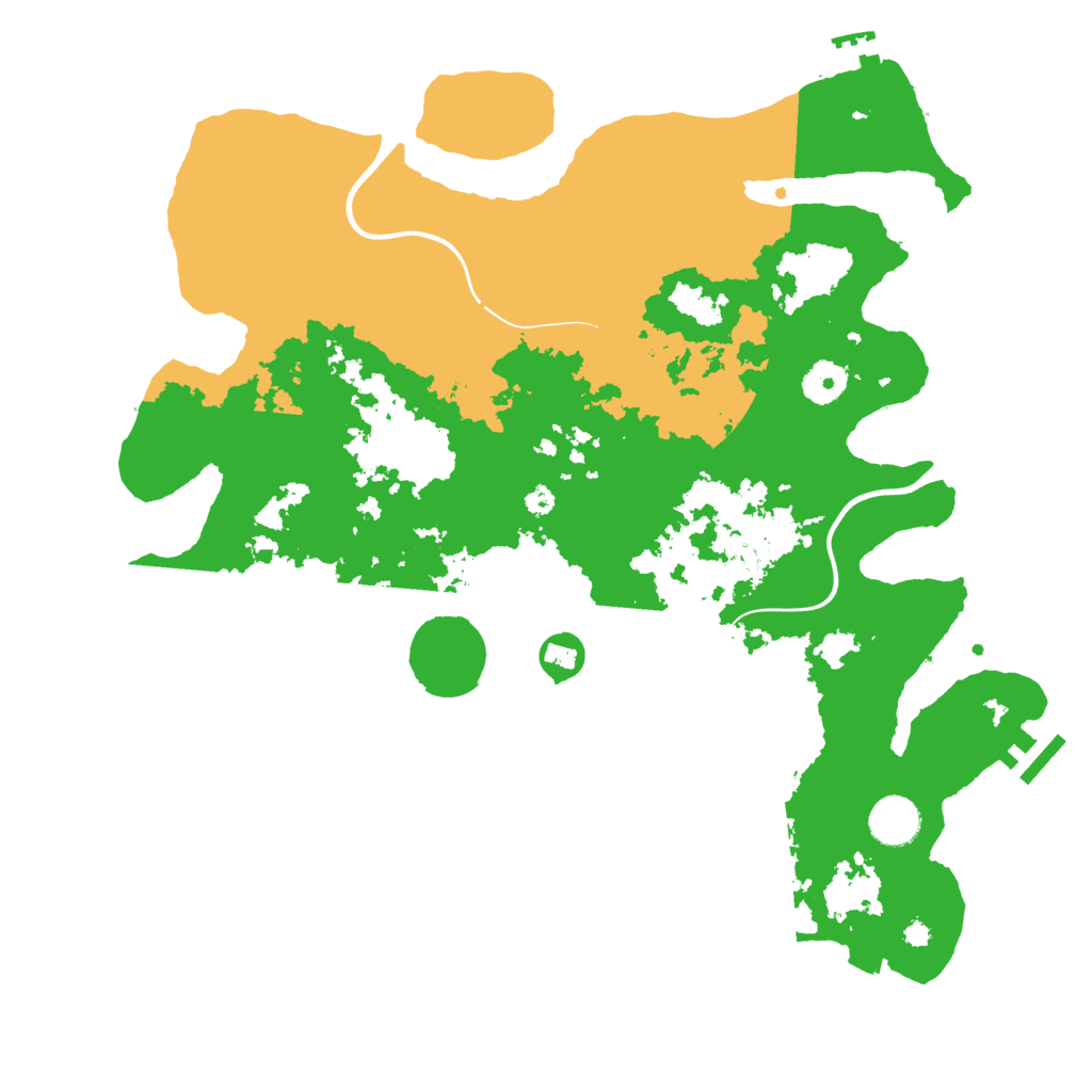 Biome Rust Map: Procedural Map, Size: 3800, Seed: 367991176