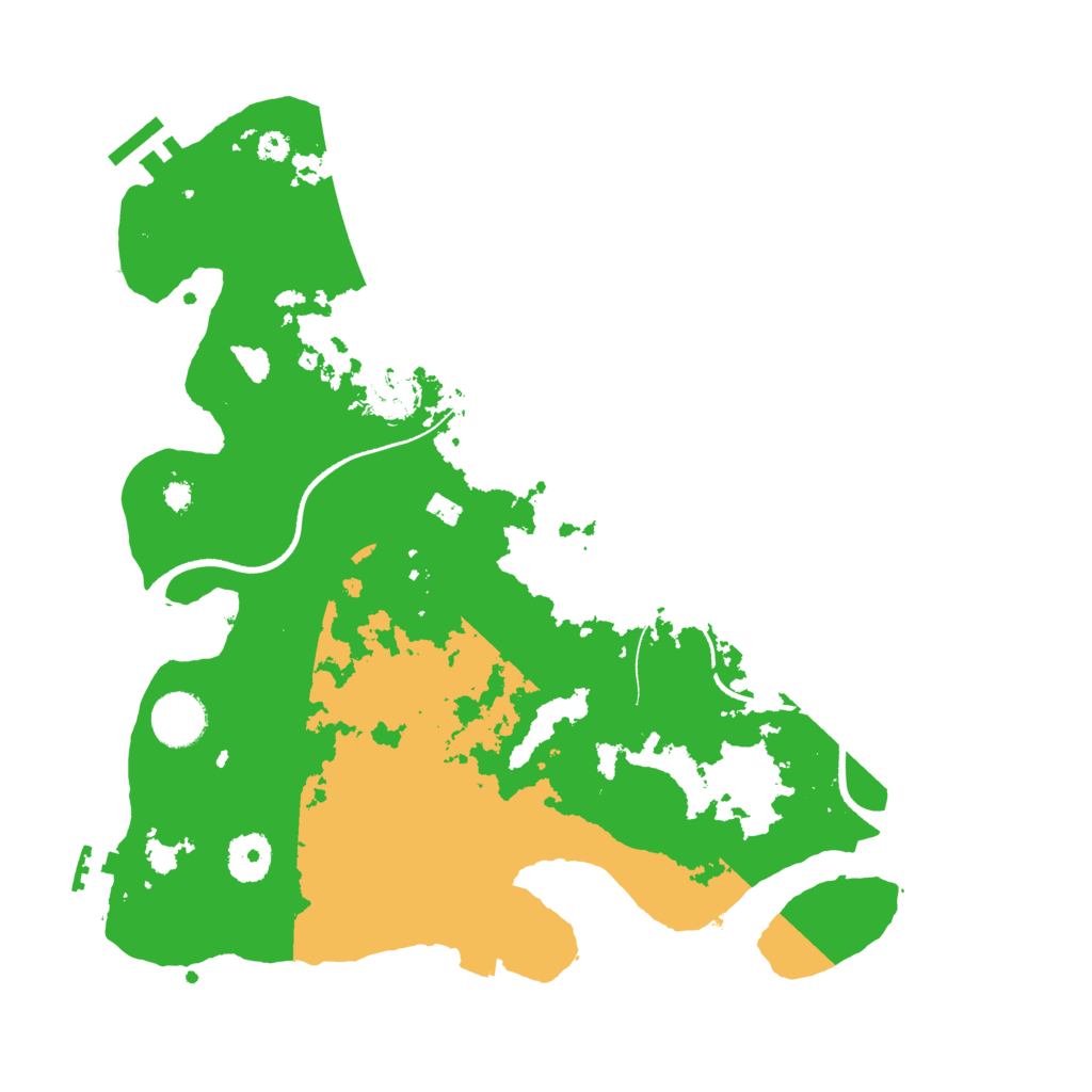 Biome Rust Map: Procedural Map, Size: 3500, Seed: 1428236888