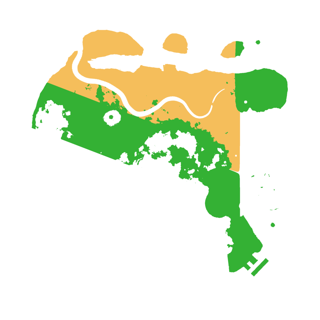 Biome Rust Map: Procedural Map, Size: 3000, Seed: 488174908