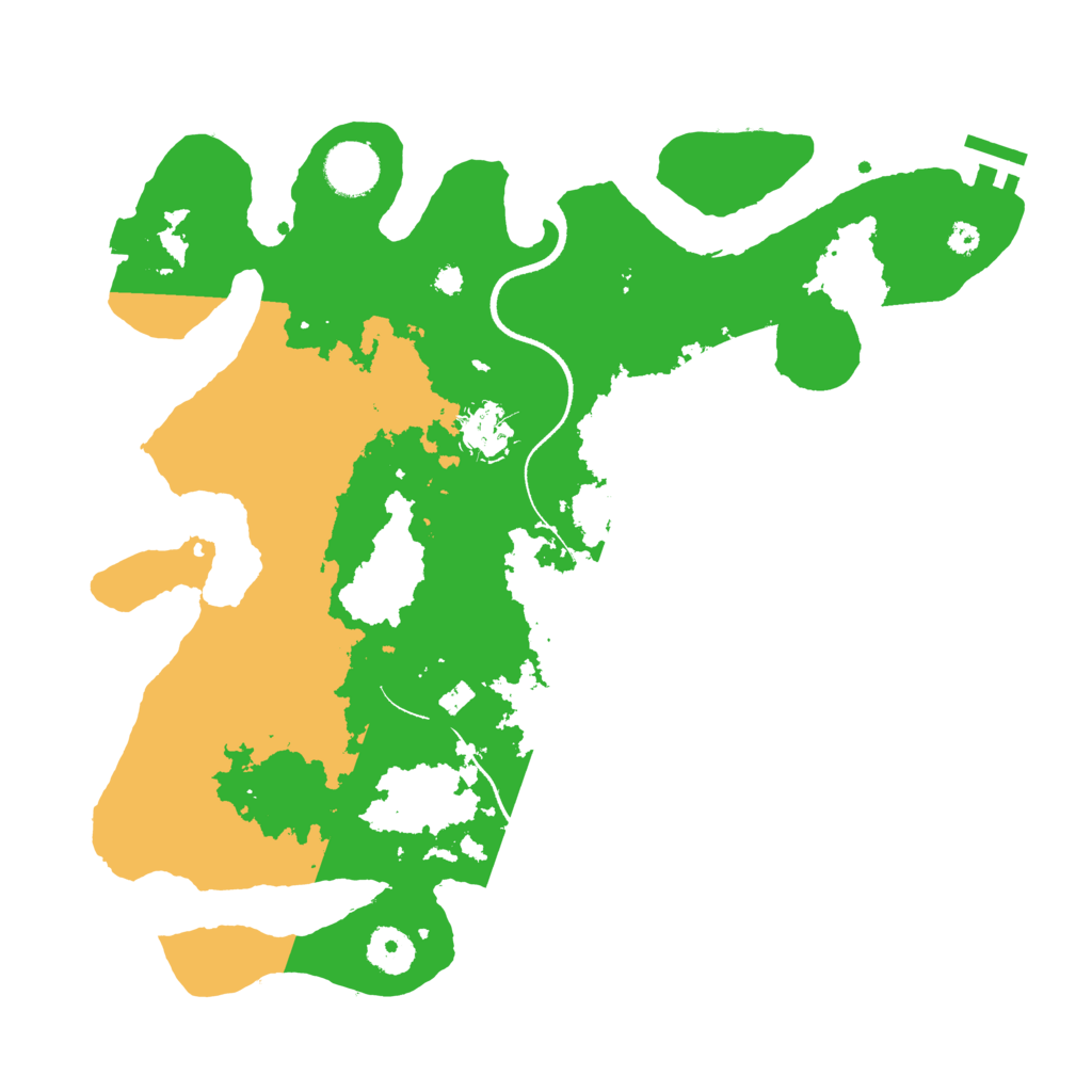Biome Rust Map: Procedural Map, Size: 3500, Seed: 1195432936