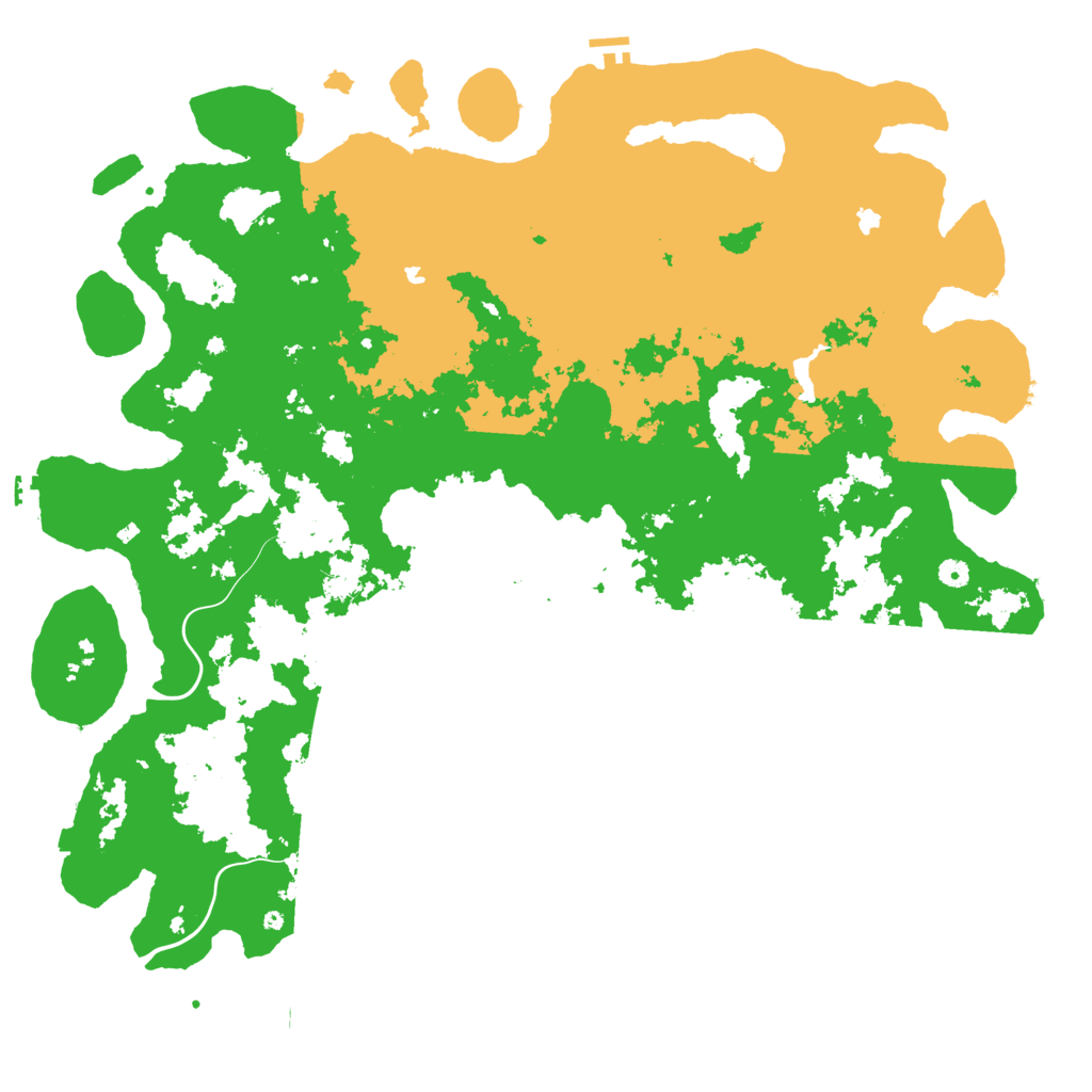 Biome Rust Map: Procedural Map, Size: 5500, Seed: 777836897
