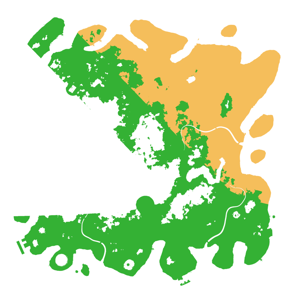 Biome Rust Map: Procedural Map, Size: 4250, Seed: 118280343