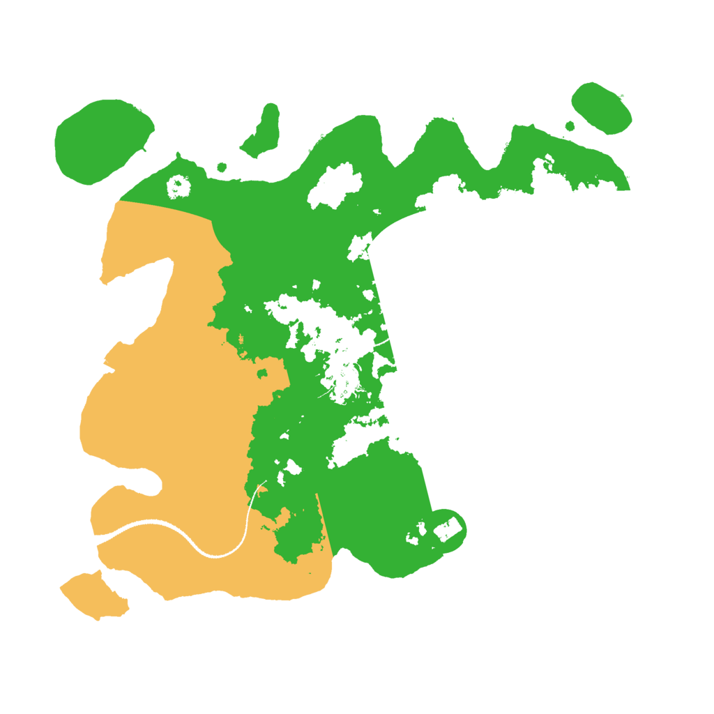 Biome Rust Map: Procedural Map, Size: 3000, Seed: 261810770