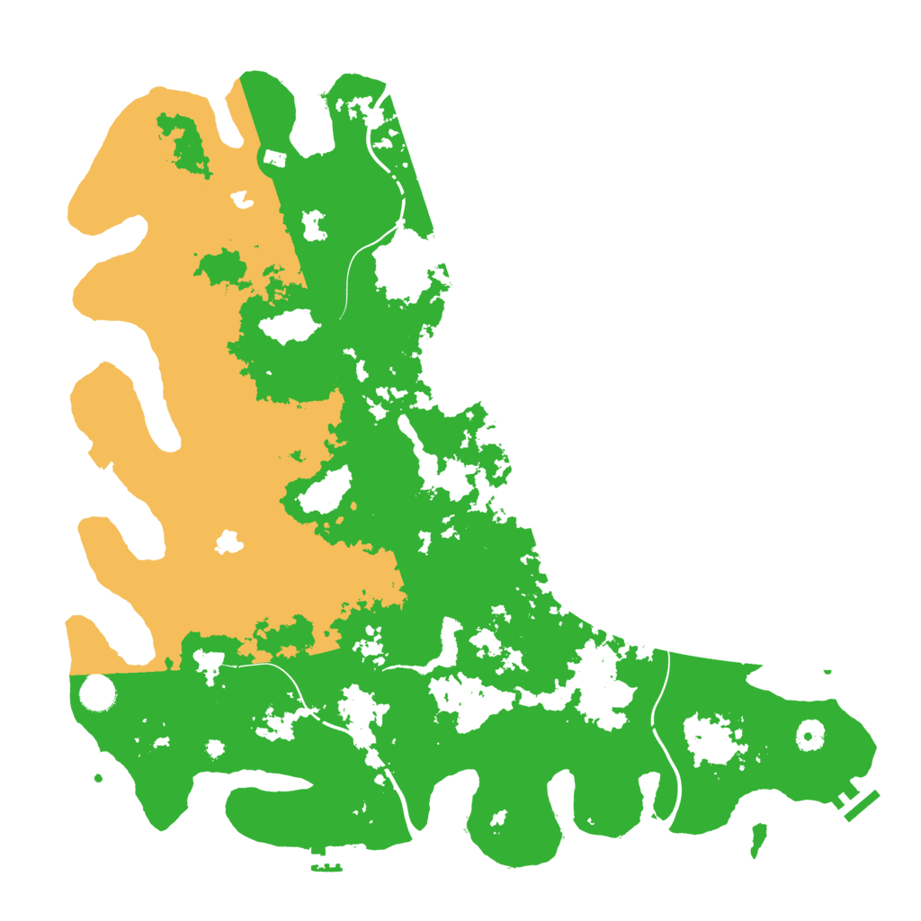Biome Rust Map: Procedural Map, Size: 4500, Seed: 690199681