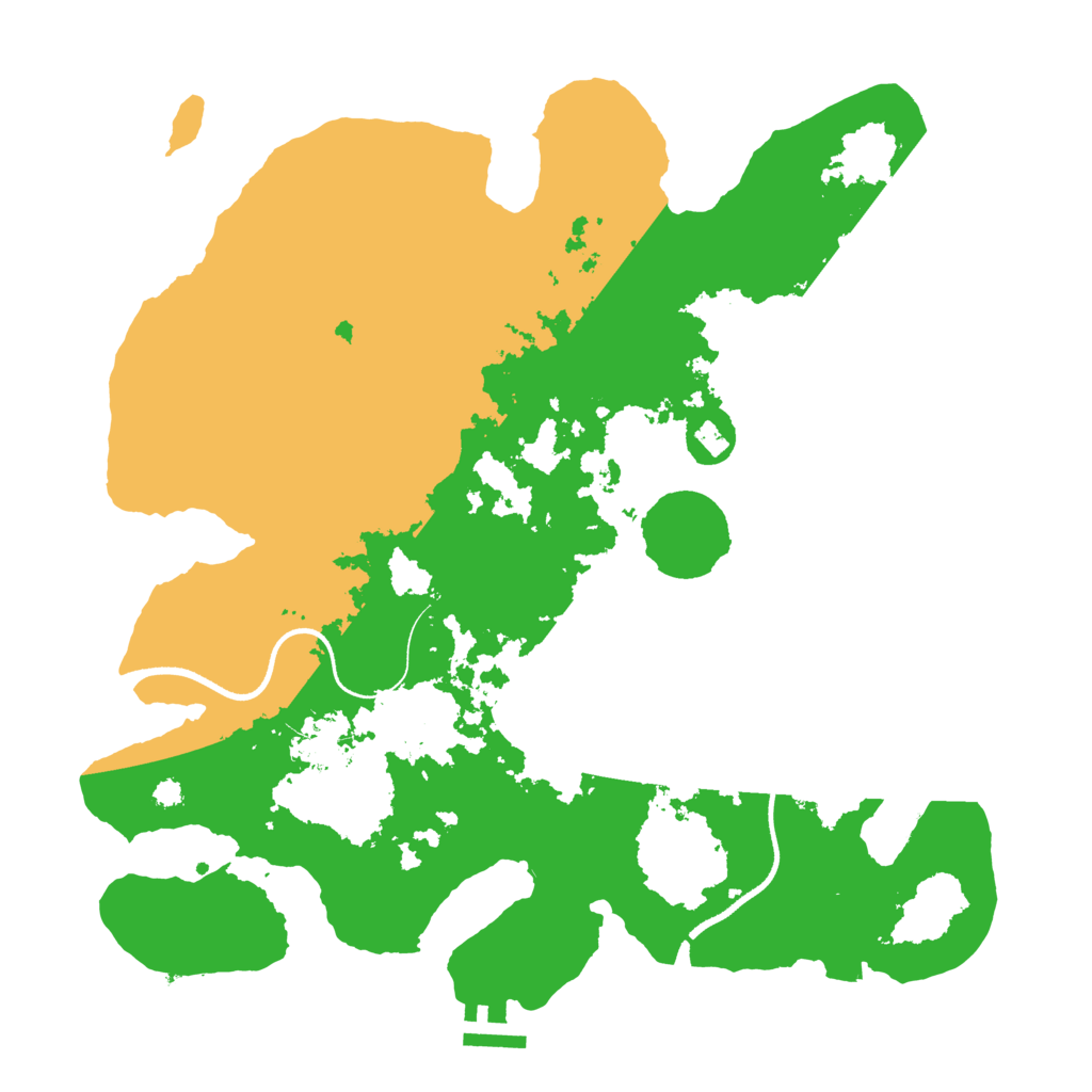 Biome Rust Map: Procedural Map, Size: 3500, Seed: 213896455