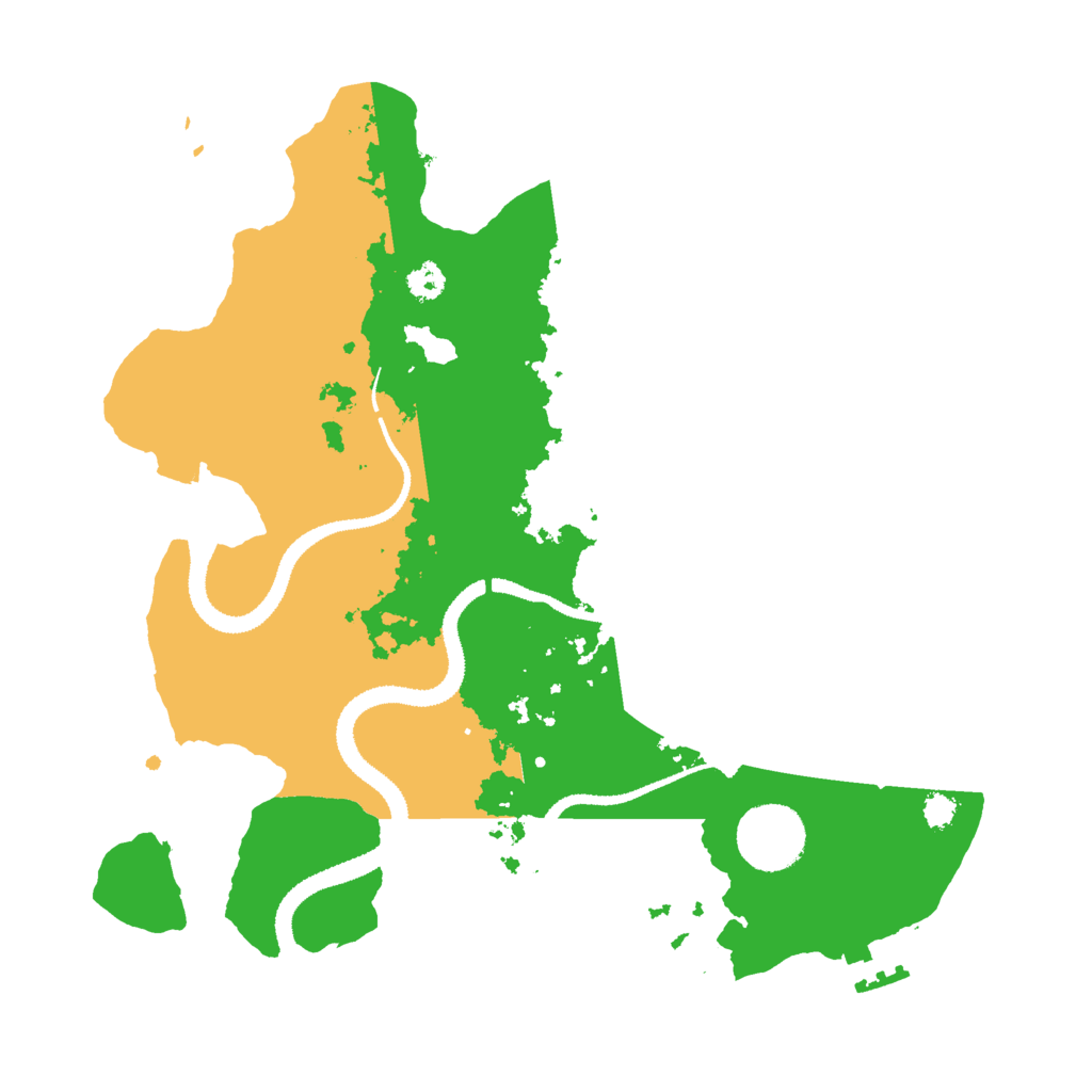 Biome Rust Map: Procedural Map, Size: 3000, Seed: 608109372
