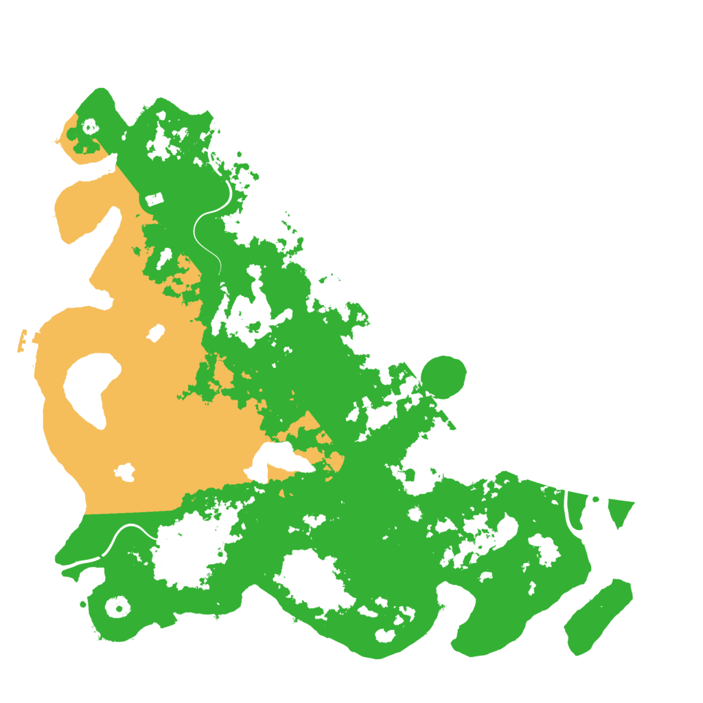 Biome Rust Map: Procedural Map, Size: 4500, Seed: 1050131843