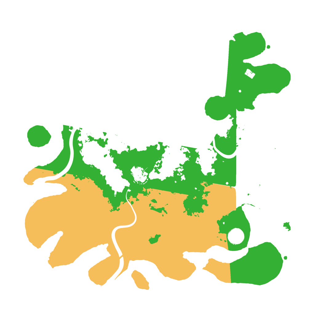 Biome Rust Map: Procedural Map, Size: 3500, Seed: 73498273