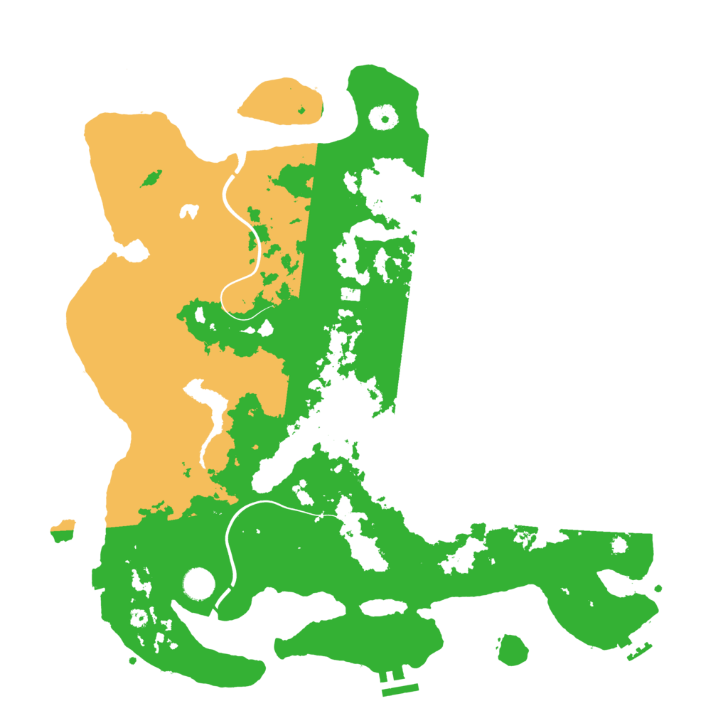 Biome Rust Map: Procedural Map, Size: 4000, Seed: 45640