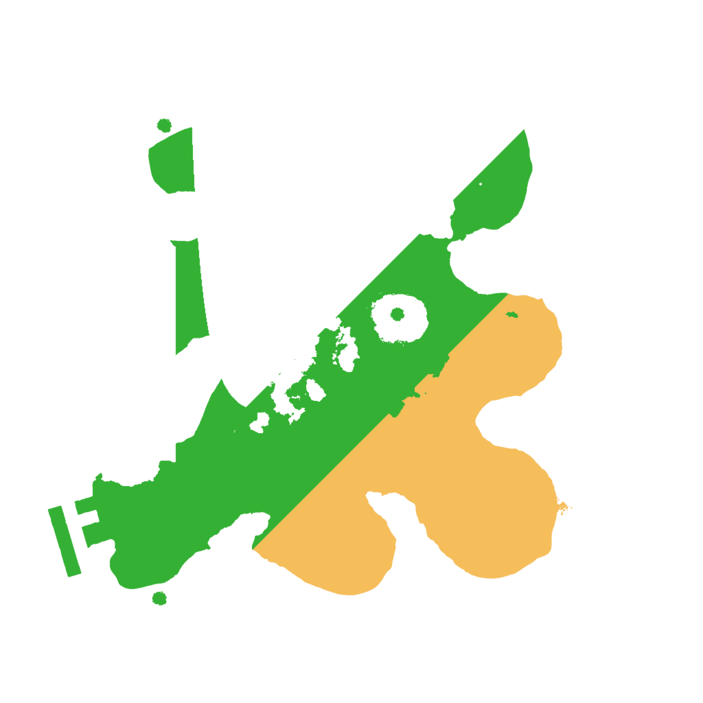 Biome Rust Map: Procedural Map, Size: 2000, Seed: 4057231