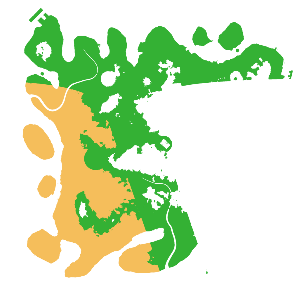 Biome Rust Map: Procedural Map, Size: 3500, Seed: 551062171