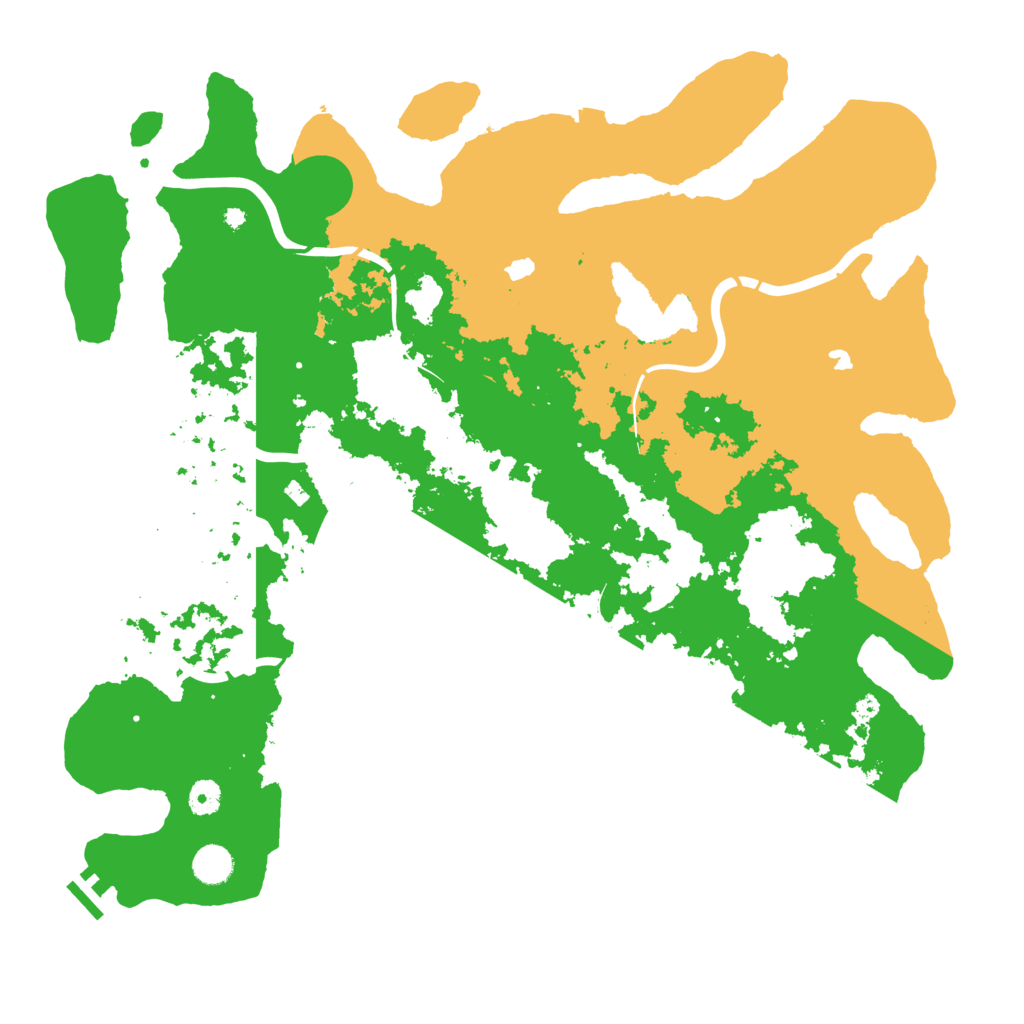 Biome Rust Map: Procedural Map, Size: 4500, Seed: 2347
