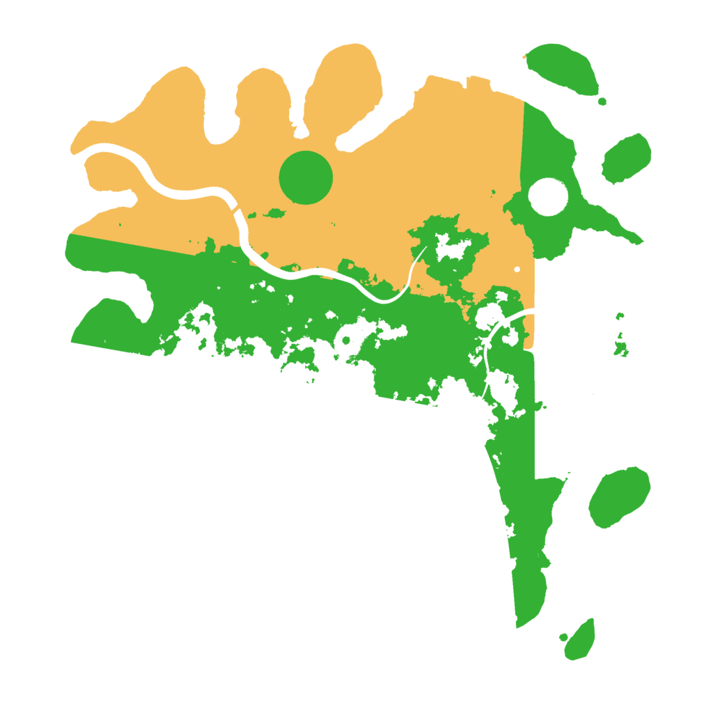 Biome Rust Map: Procedural Map, Size: 3500, Seed: 347923506