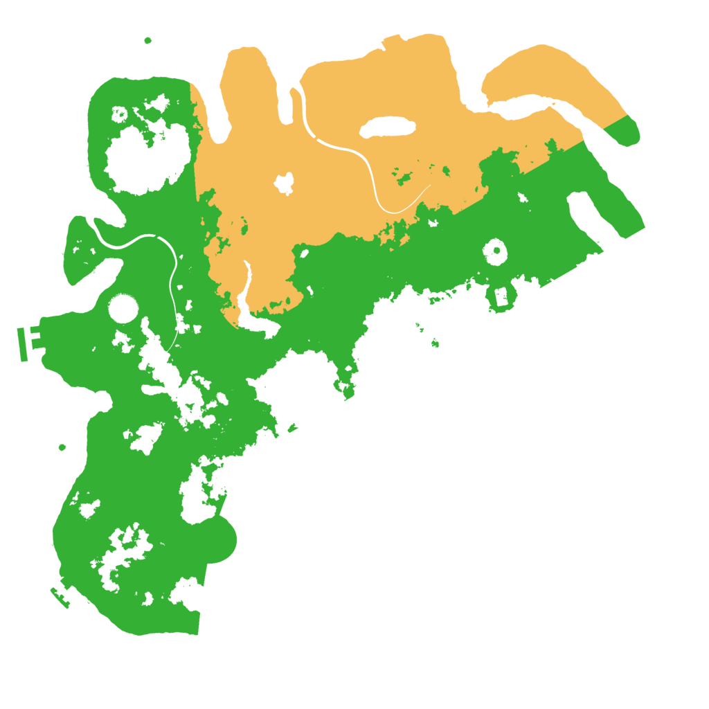 Biome Rust Map: Procedural Map, Size: 4250, Seed: 501017803