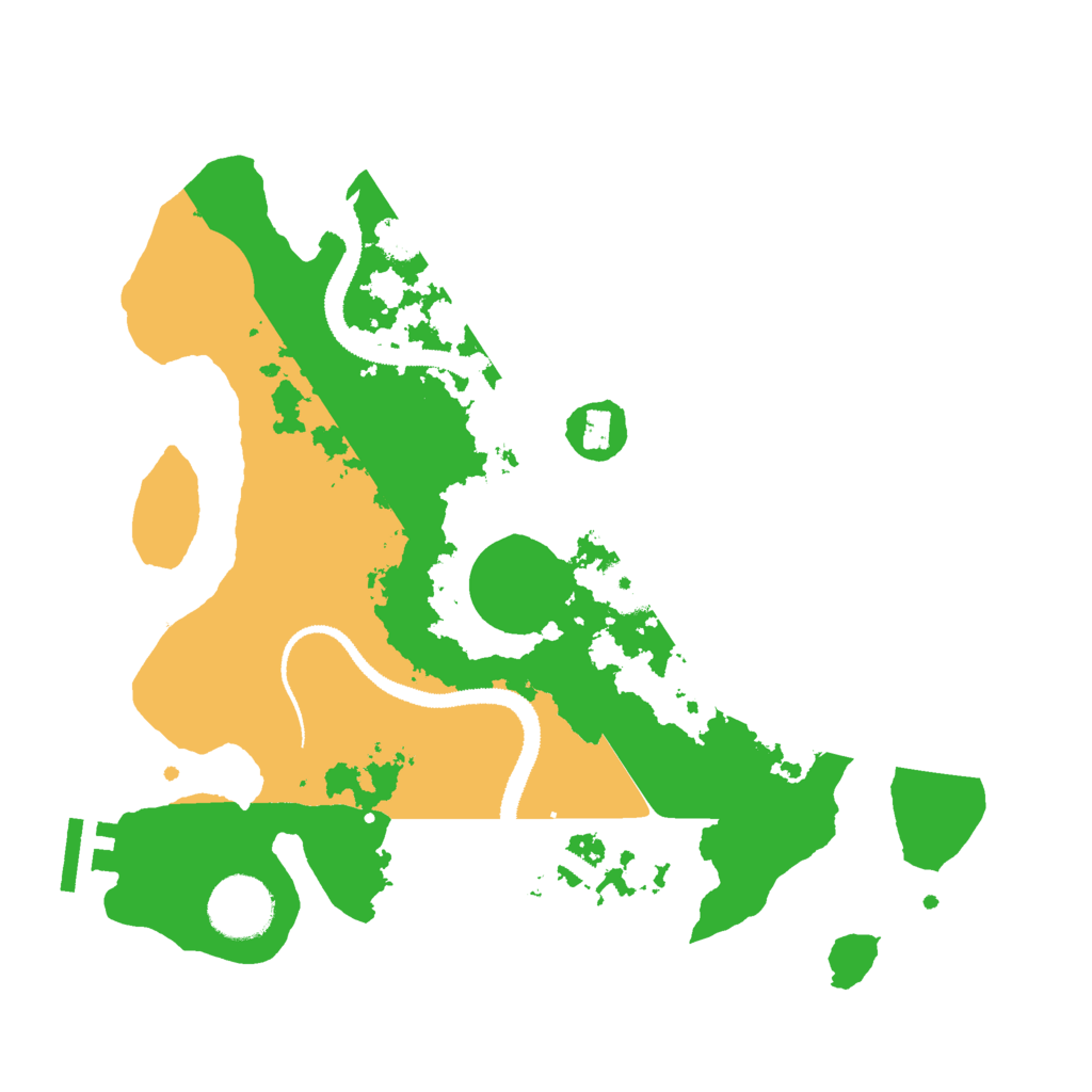 Biome Rust Map: Procedural Map, Size: 3000, Seed: 571594909