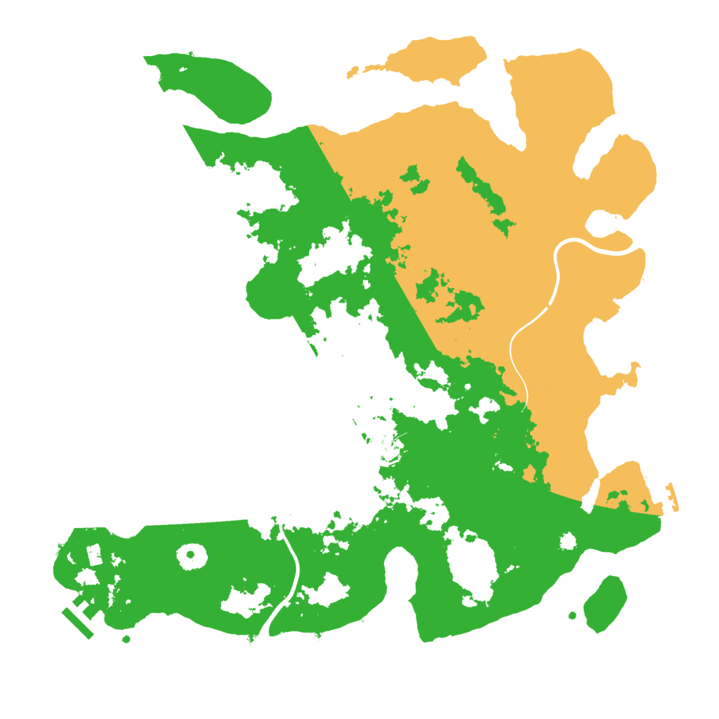 Biome Rust Map: Procedural Map, Size: 3750, Seed: 168490392