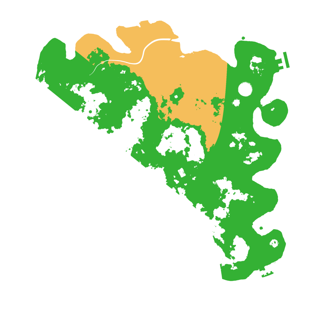 Biome Rust Map: Procedural Map, Size: 3900, Seed: 112233