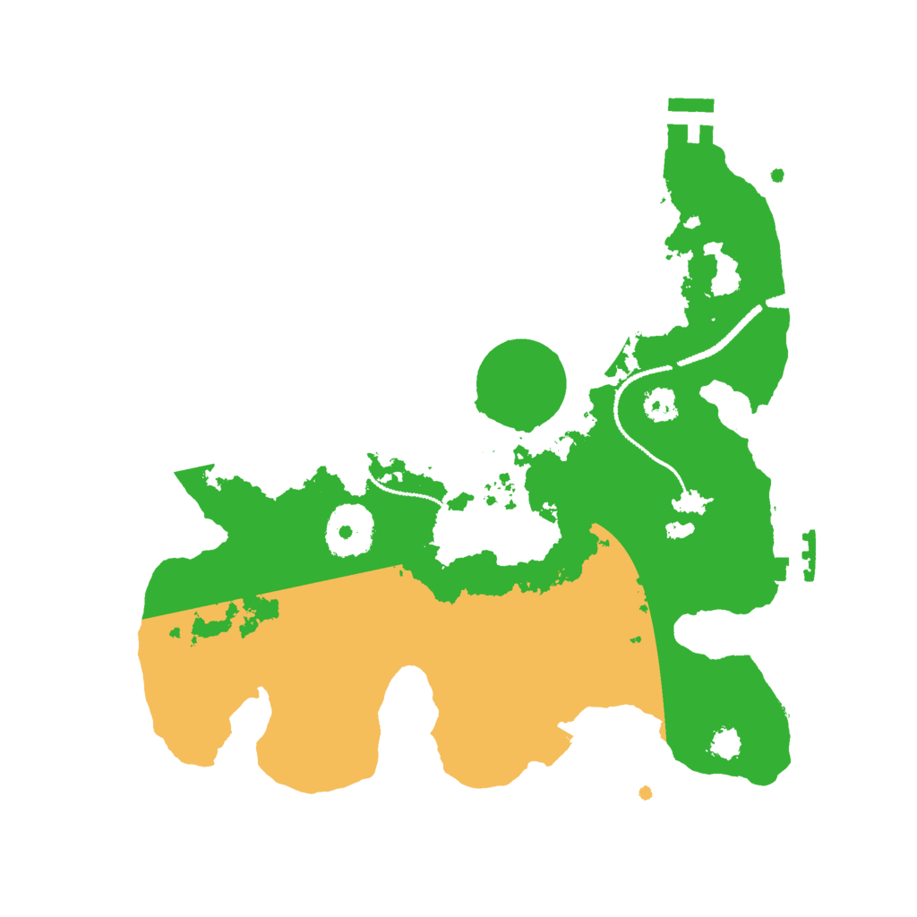 Biome Rust Map: Procedural Map, Size: 2700, Seed: 1232322323