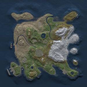 Thumbnail Rust Map: Procedural Map, Size: 2800, Seed: 1823190104, 8 Monuments