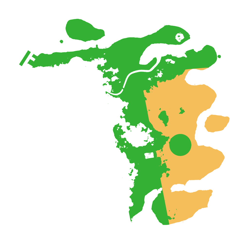 Biome Rust Map: Procedural Map, Size: 3000, Seed: 980648602