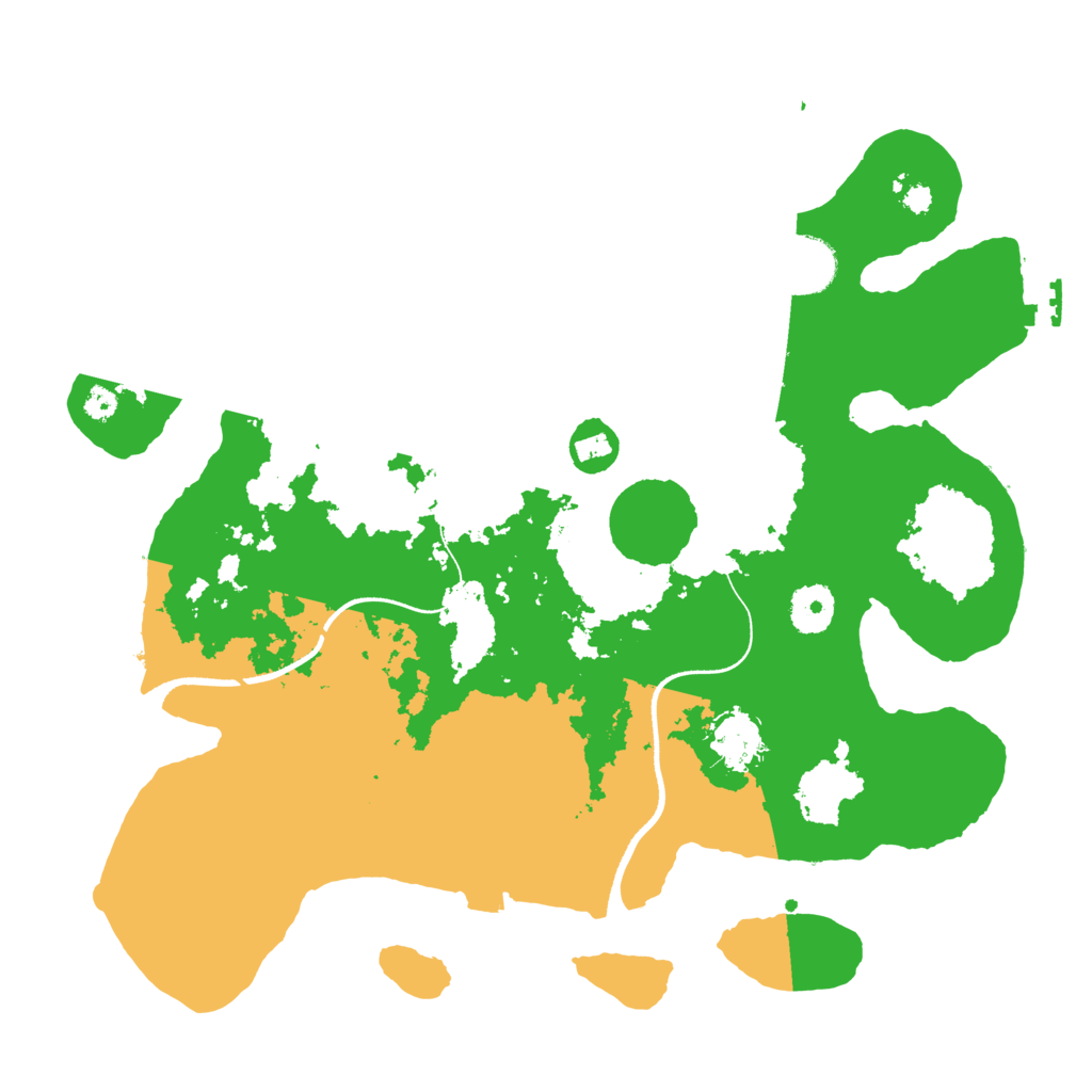 Biome Rust Map: Procedural Map, Size: 3500, Seed: 1714429741