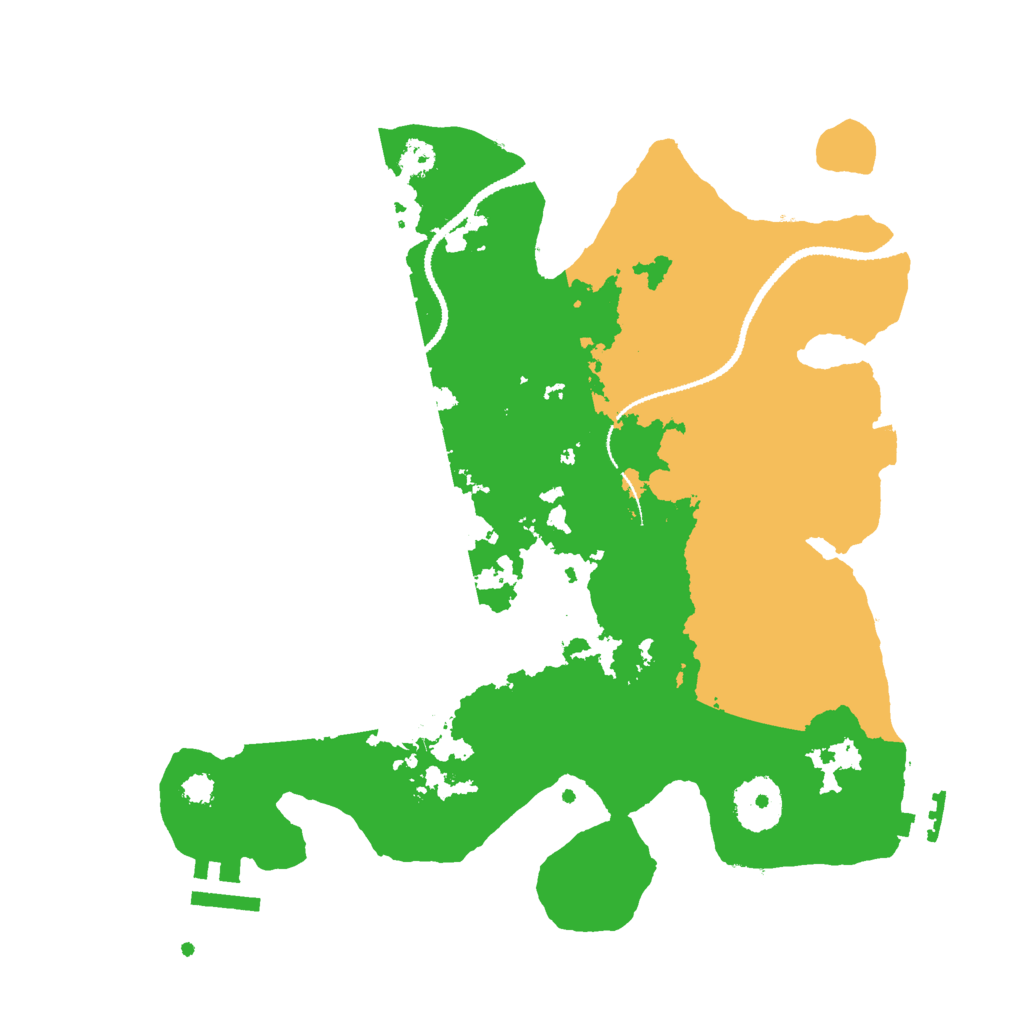 Biome Rust Map: Procedural Map, Size: 3000, Seed: 7103426