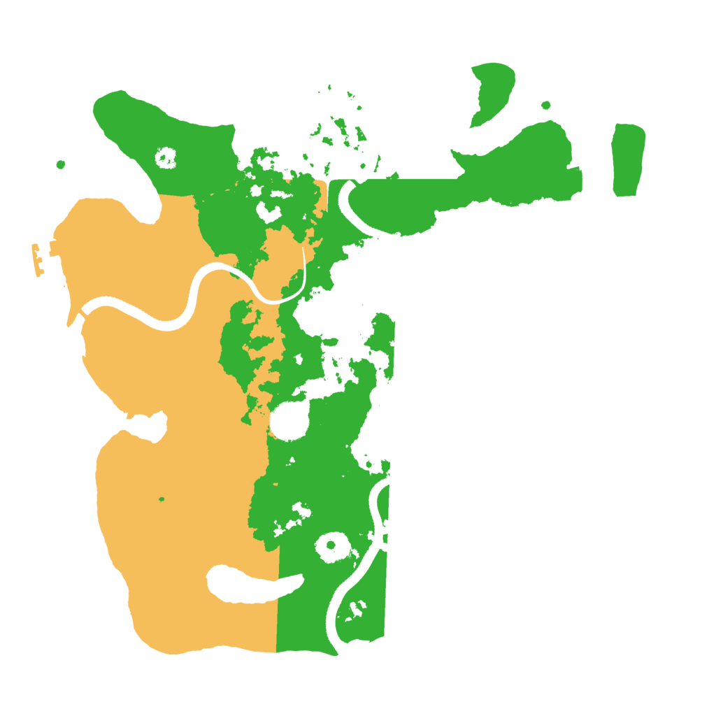 Biome Rust Map: Procedural Map, Size: 3300, Seed: 549974480