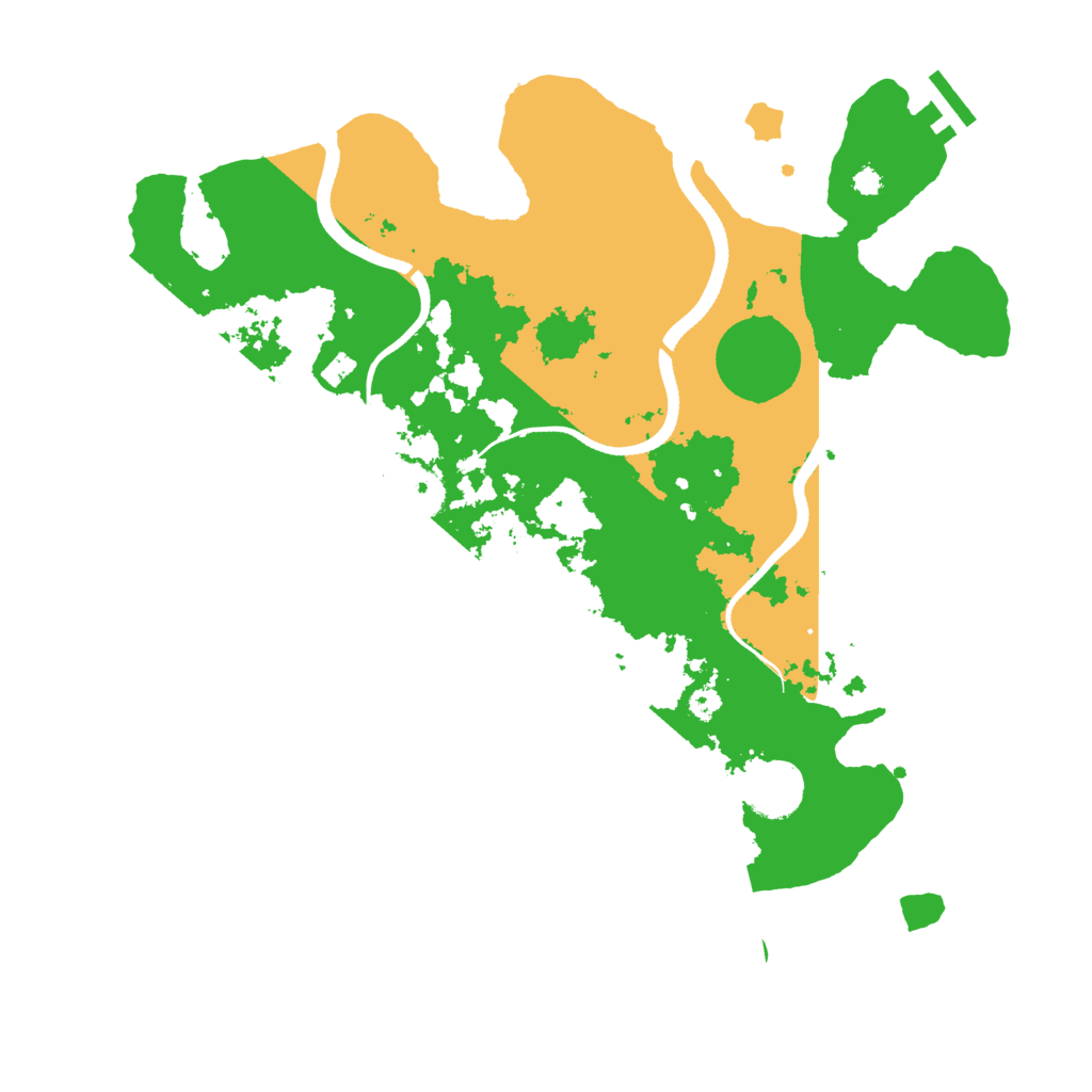 Biome Rust Map: Procedural Map, Size: 3500, Seed: 1671074826