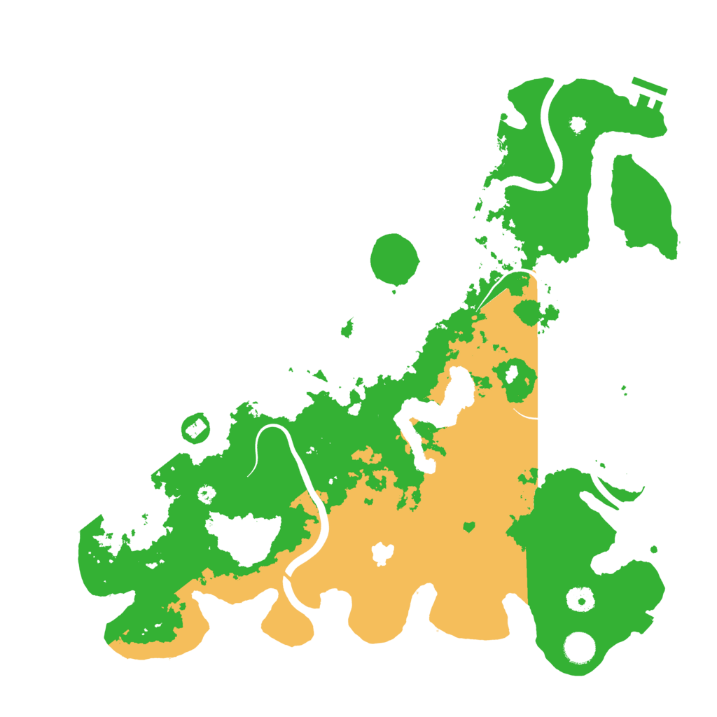 Biome Rust Map: Procedural Map, Size: 4000, Seed: 1392300617