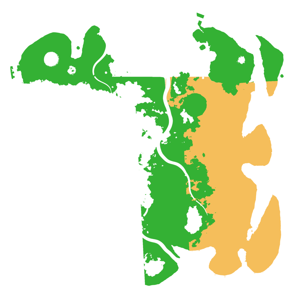 Biome Rust Map: Procedural Map, Size: 3700, Seed: 75316863