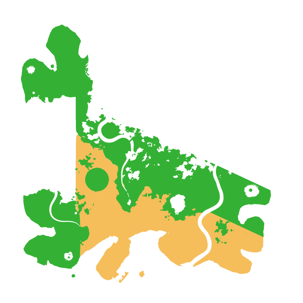 Biome Rust Map: Procedural Map, Size: 3500, Seed: 895097864