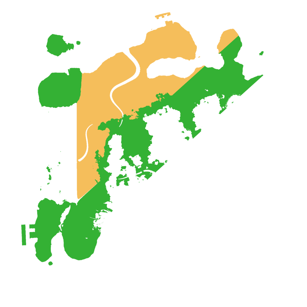 Biome Rust Map: Procedural Map, Size: 3000, Seed: 9031248