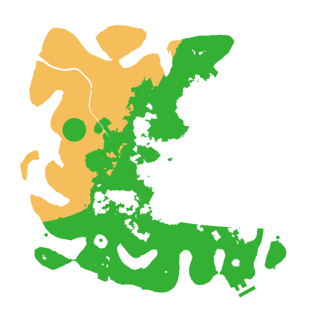 Biome Rust Map: Procedural Map, Size: 3500, Seed: 174278586