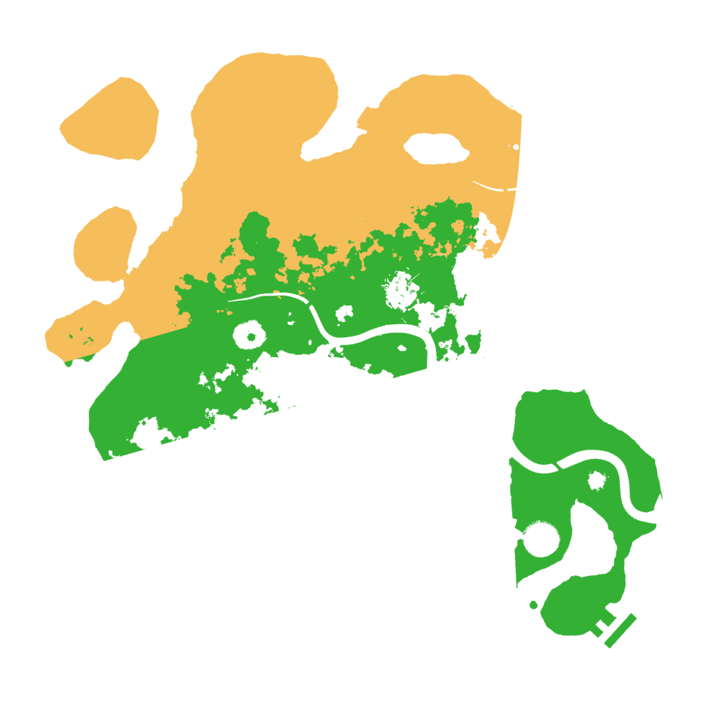 Biome Rust Map: Procedural Map, Size: 3500, Seed: 773688988