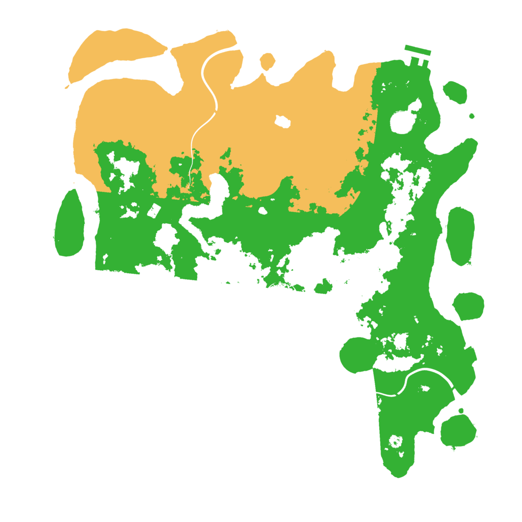 Biome Rust Map: Procedural Map, Size: 4000, Seed: 930332669