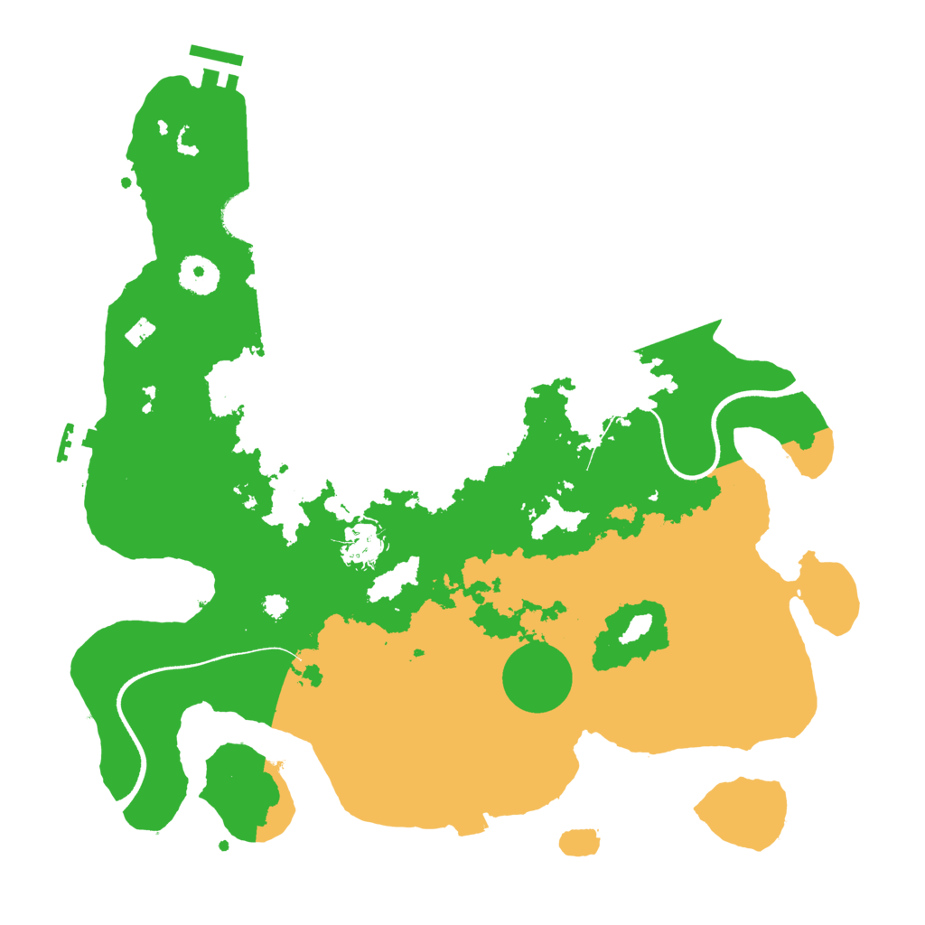 Biome Rust Map: Procedural Map, Size: 3500, Seed: 1794898833