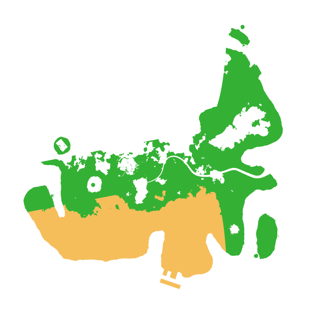 Biome Rust Map: Procedural Map, Size: 3000, Seed: 457454