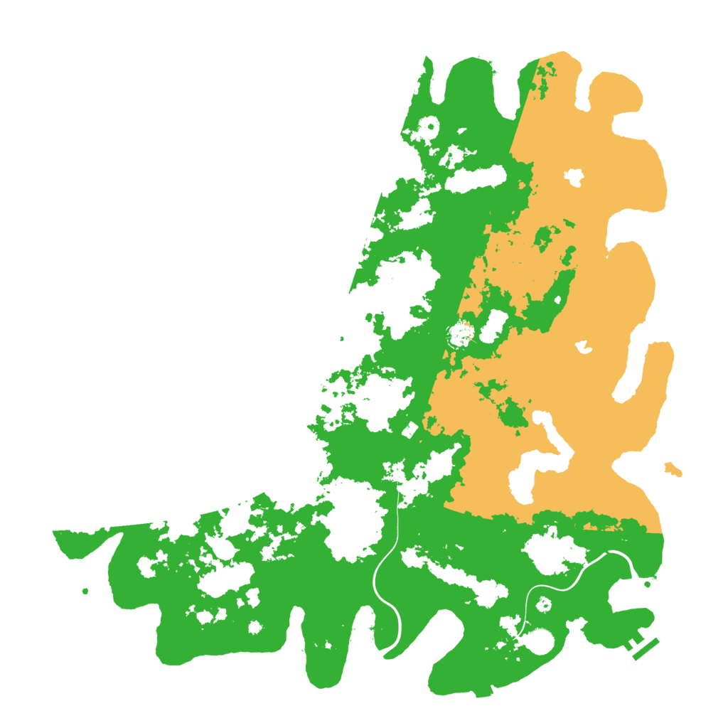 Biome Rust Map: Procedural Map, Size: 4800, Seed: 984533526