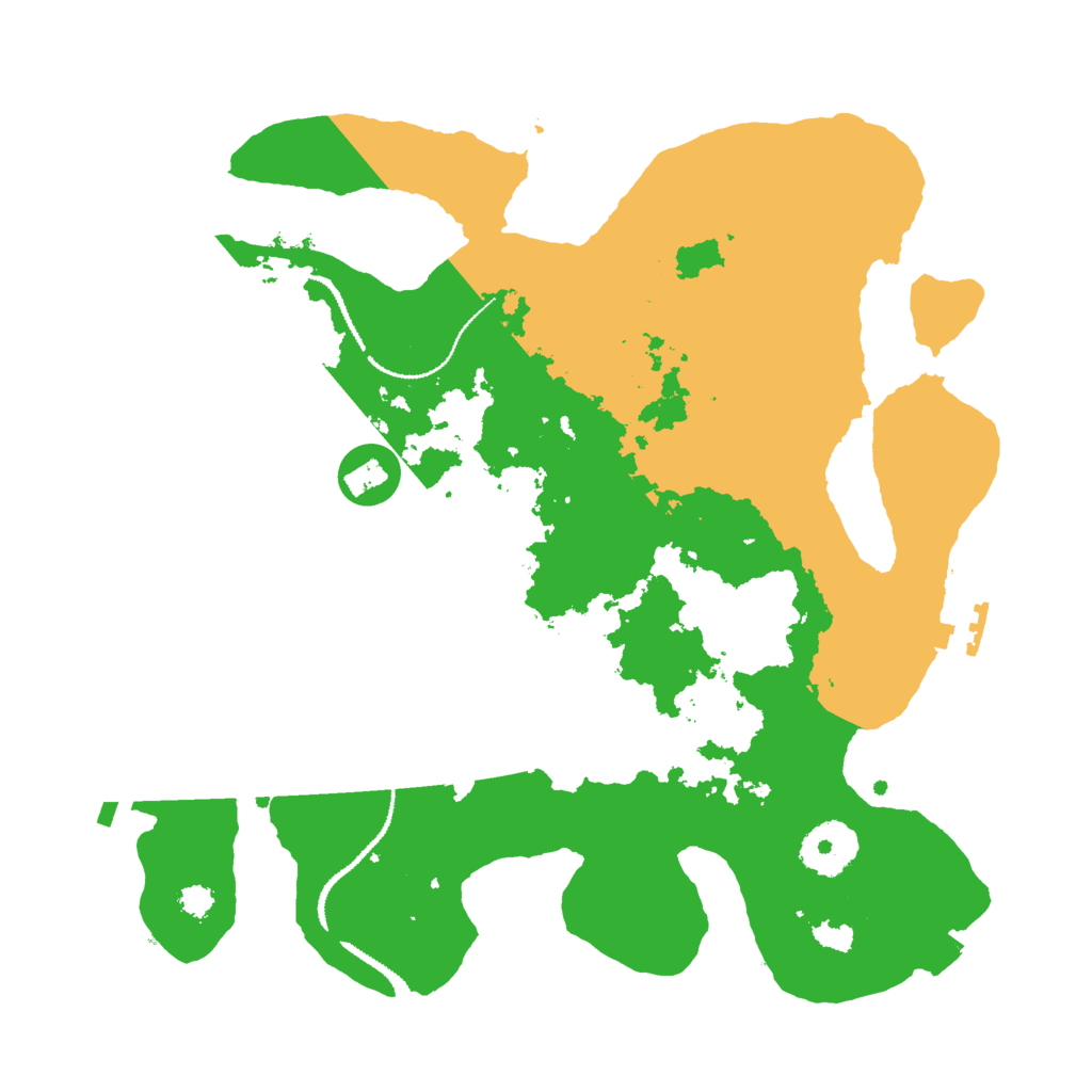 Biome Rust Map: Procedural Map, Size: 3000, Seed: 1959762864