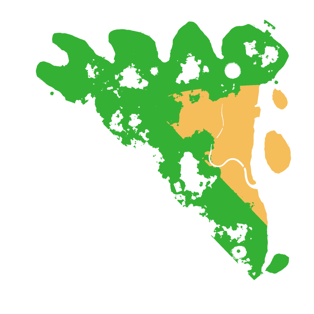 Biome Rust Map: Procedural Map, Size: 3500, Seed: 2087301425