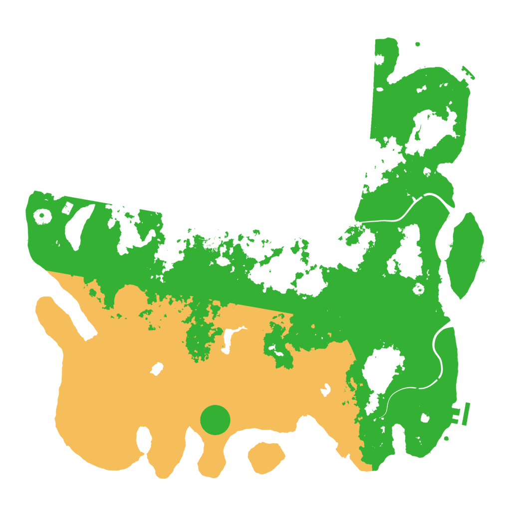 Biome Rust Map: Procedural Map, Size: 4500, Seed: 2082831956
