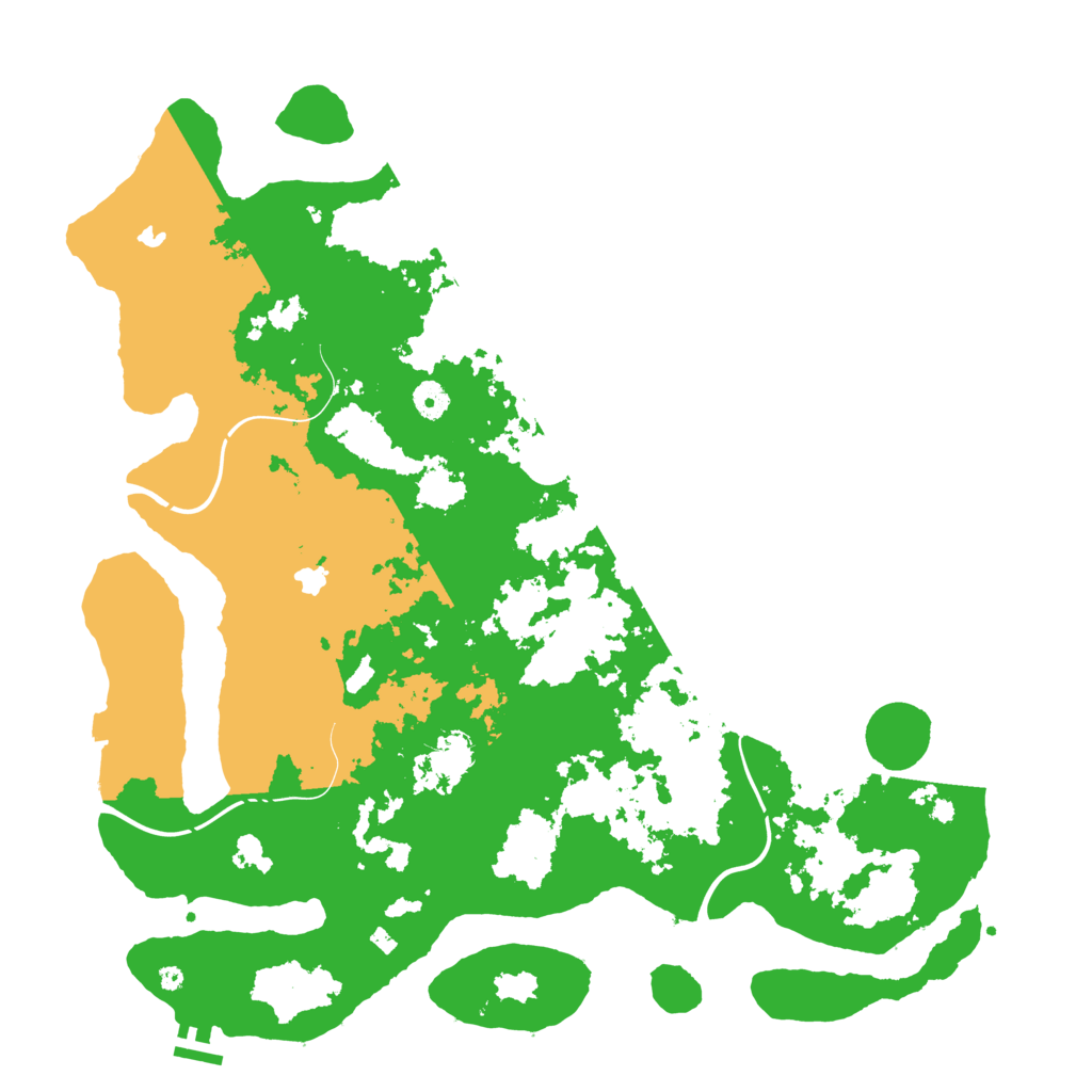 Biome Rust Map: Procedural Map, Size: 4500, Seed: 2134688232