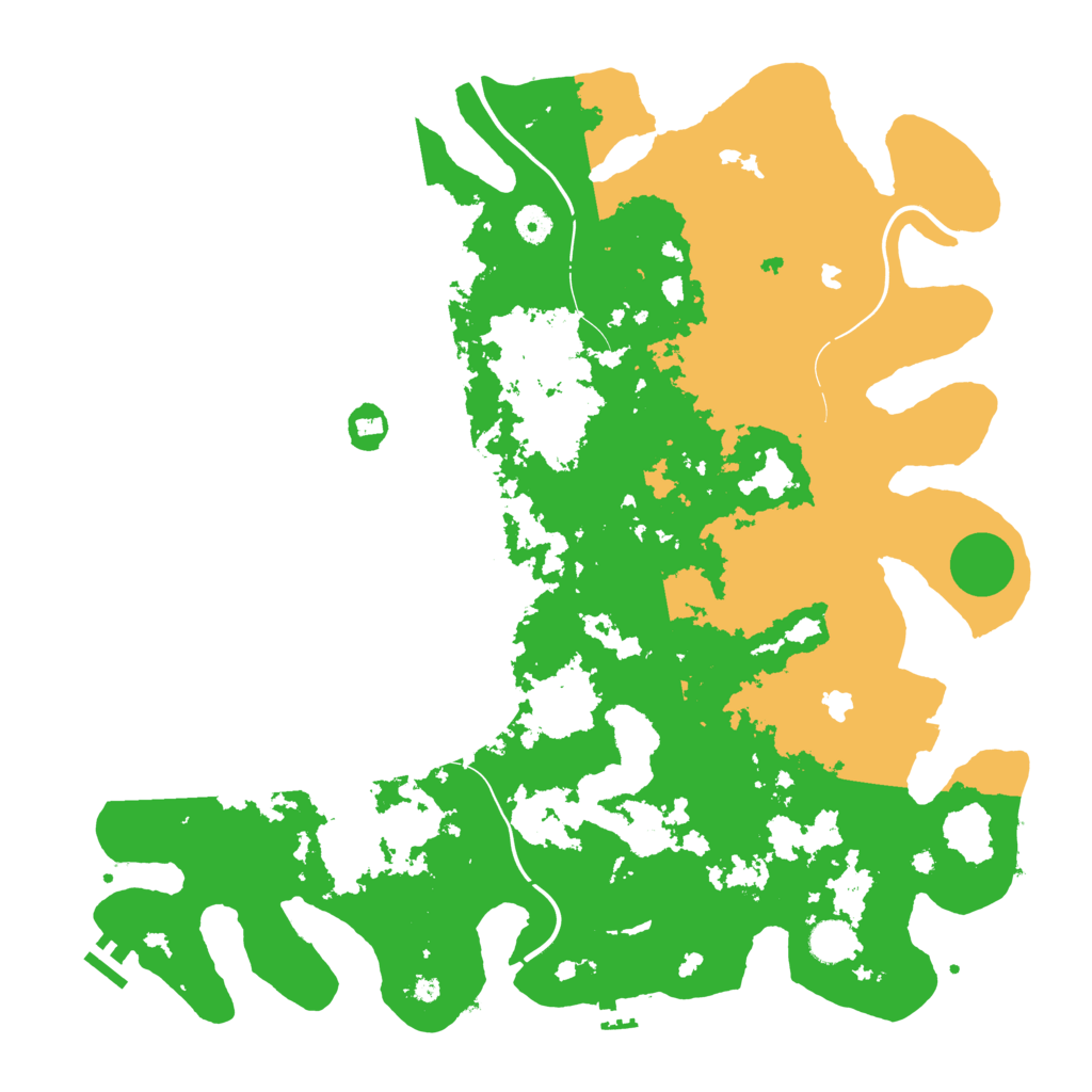 Biome Rust Map: Procedural Map, Size: 4500, Seed: 352694222