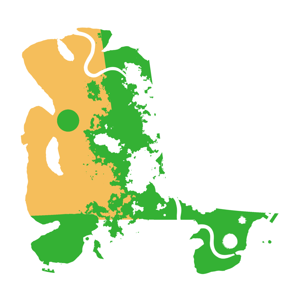 Biome Rust Map: Procedural Map, Size: 3500, Seed: 877148031