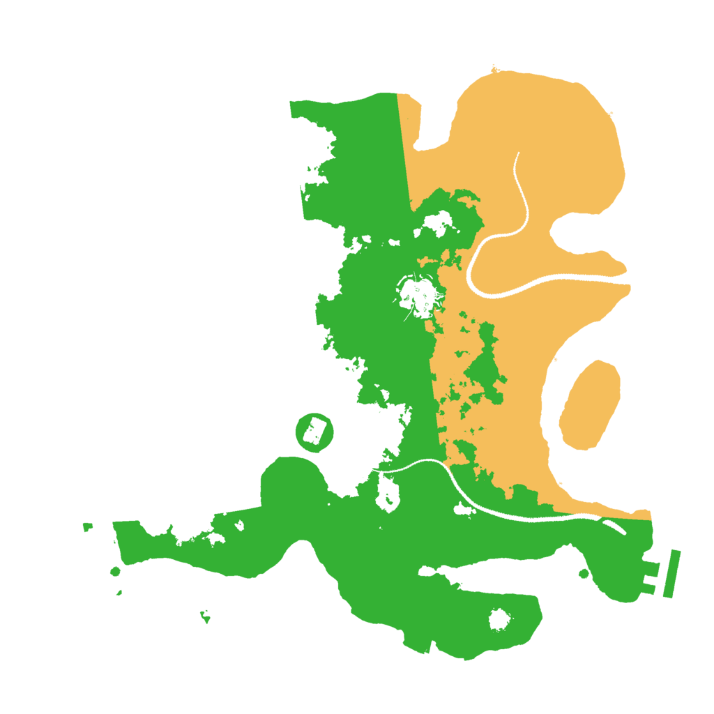 Biome Rust Map: Procedural Map, Size: 3000, Seed: 2073501703